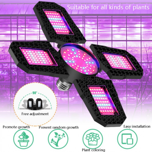 Lampe de plante LED Spectacle complet Lampe de croissance florale florale, puissance: 150W SH41031634-07