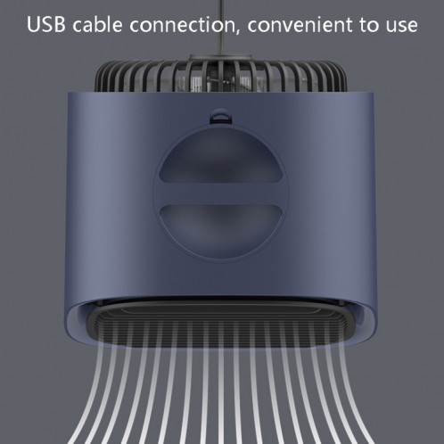 Ventilateur de refroidissement de bureau Bureau portable USB Ventilateur de climatisation à froid, Couleur: M201 Molan Vert SH5903872-07