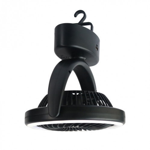YQ-8004 USB Chargement en plein air Fan Multifunction Camping Multifunction Tente LED (Noir) SH901A1315-07