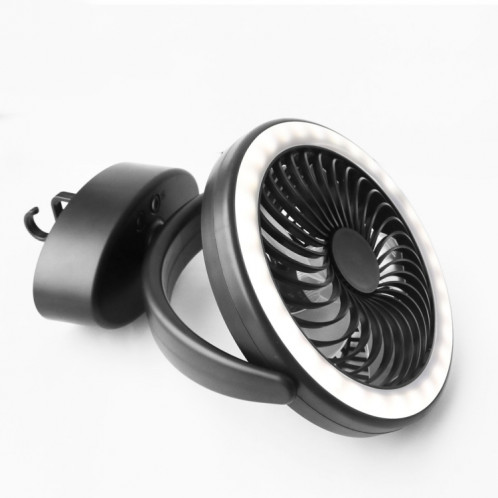 YQ-8004 USB Chargement en plein air Fan Multifunction Camping Multifunction Tente LED (Noir) SH901A1315-07