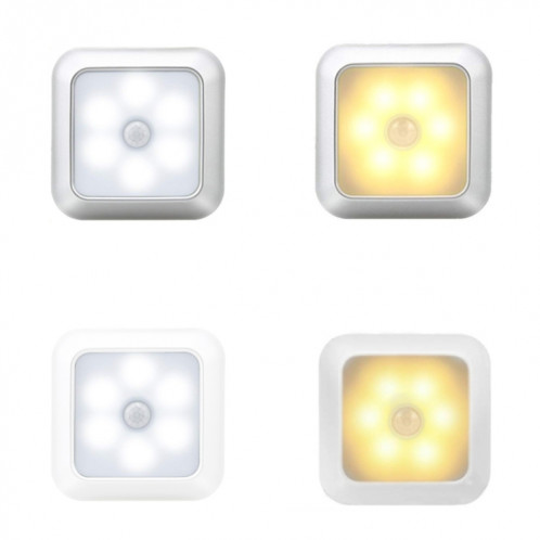 1143 Human Corps Sensation Night Lumière Smart Home Sensing Lights, Couleur de la lumière: Argent Chaud Lumière SH3002982-07