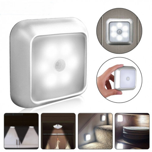 1143 Human Corps Sensation Night Lumière Smart Home Sensing Lights, Couleur de la lumière: Argent Chaud Lumière SH3002982-07