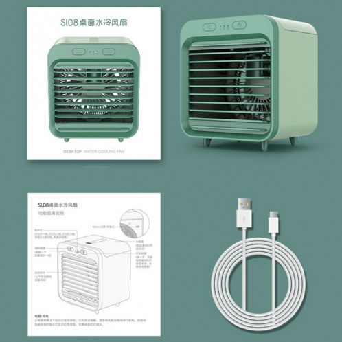 Humidification de bureau Vaporiser le ventilateur USB refroidi par eau (vert) SH601A70-07