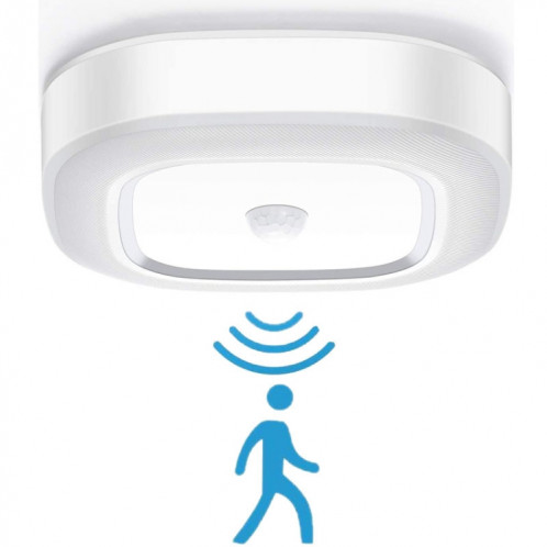 1145 Plafond de plafond de l'induction du corps humain Installation sans fil Plafonnier de batterie (Coque blanche Blanc) SH001A1349-06