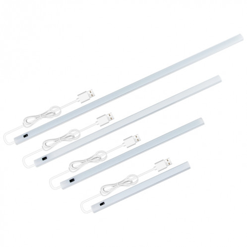 2 PCS 20cm LED Lampe de meuble d'induction de LED USB Smart STORM SENSING Strip (blanc chaud) SH601B1788-07