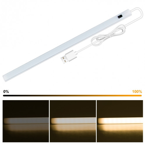 2 PCS 20cm LED Lampe de meuble d'induction de LED USB Smart STORM SENSING Strip (blanc chaud) SH601B1788-07