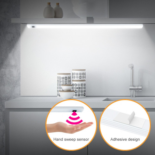 50cm LED Lampe de meuble d'induction de LED USB STROND SMART SENSING STRUCLE (Blanc chaud) SH604B1728-07