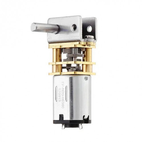 GW12N20 Verm Engrenage Moteur à basse vitesse Ultra Mini Mini Moteur auto-bloquant à moteur pour robot de voiture intelligent (6V 30RPM) SH201B1823-07