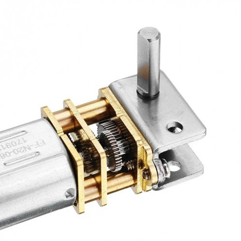 GW12N20 Verm Engrenage Moteur à basse vitesse Ultra Mini Mini Moteur auto-bloquant à moteur pour robot de voiture intelligent (12V 60RPM) SH201F86-07