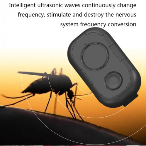 H20 Ultrasonic USB MOSQUITO PORTABLE PORTABLE PORTABLE INSECTURE INSECTURE (Noir) SH501A1021-07