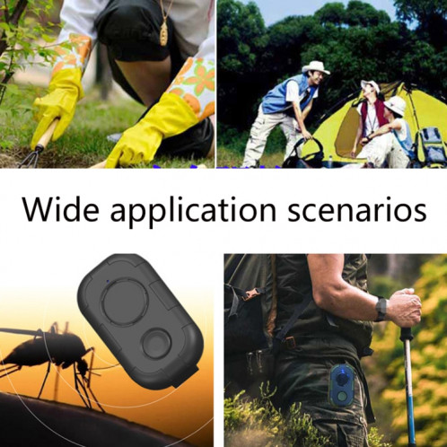 H20 Ultrasonic USB MOSQUITO PORTABLE PORTABLE PORTABLE INSECTURE INSECTURE (Noir) SH501A1021-07