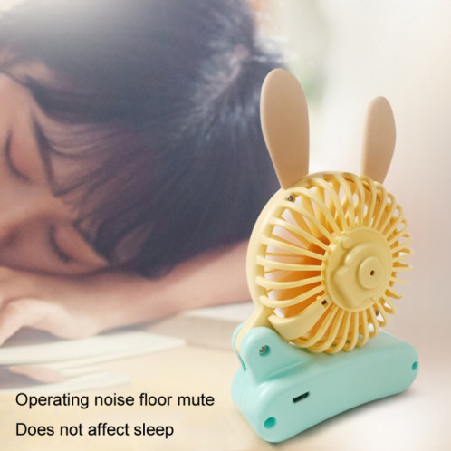 Ventilateur de poche de poche Portable portable de la couleur de la cordon pliable de la lapin mignon de la lapin. Style 2) SH501B869-07