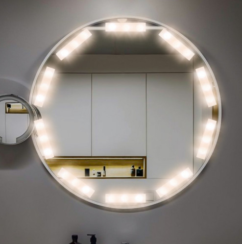 2 in 1 miroir LED miroir transversal USB Touch Capteur Switch Switch MakeUp Live Broadcast Lumière de remplissage SH4401310-07