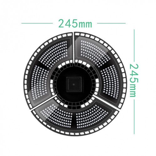 Lampe végétale LED Lampe de croissance des plantes de spectre bleu rouge, Puissance: E27 288 Perles SH4601412-07