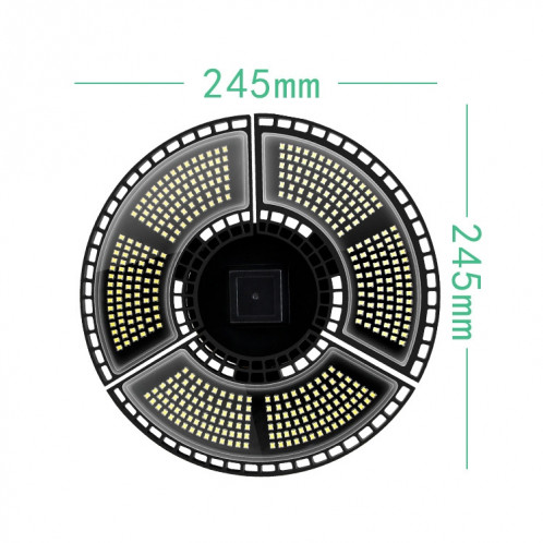 Lumière de plante LED Spectroscopie pleine spectroscopie naturelle Lumière de pliage imperméable, puissance: E27 288 Perles SH4901180-07