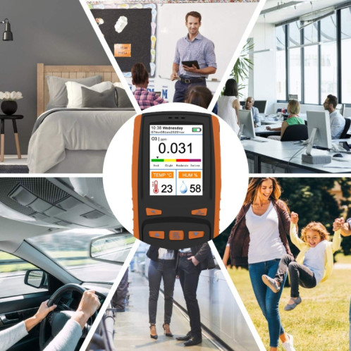 Analyseur d'ozone portable portable DM509-O3 O3 Détecteur de gaz d'ozone Capteur intelligent Capteur Ozone SH2378789-08