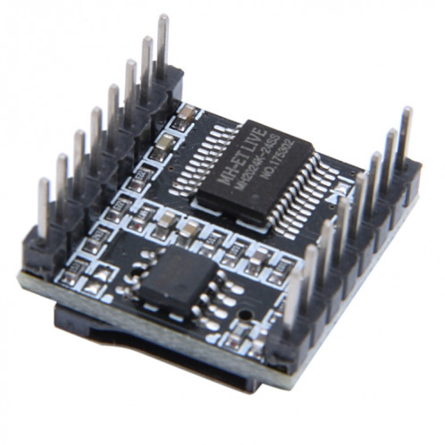 2 PCS HW-247A Mini Module audio de lecteur MP3 (noir) SH801A1809-07