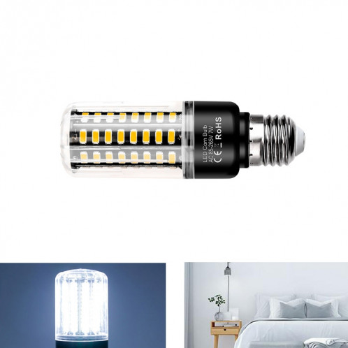 7W 5736 LED de la lumière de la lumière de la lumière de la lumière de la lumière constante de la largeur de courant haute lumineuse (E27 blanc) SH603A1166-07