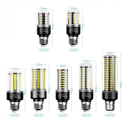 7W 5736 LED de la lumière de la lumière de la lumière de la lumière de la lumière constante de la largeur de courant haute lumineuse (E27 blanc) SH603A1166-07