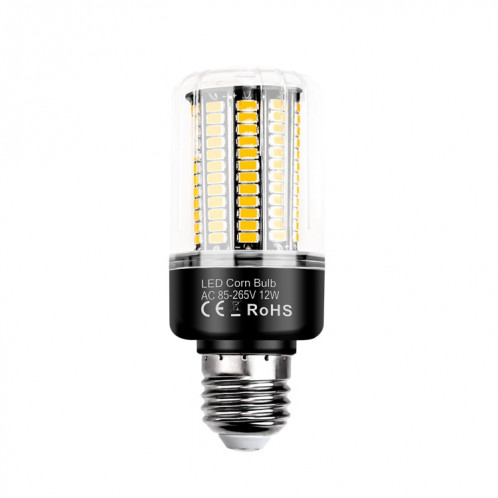 12W 5736 LED Constante de la lumière de maïs Largeur de la largeur de courant haute ampoule lumineuse (E27 Blanc) SH605A1849-07