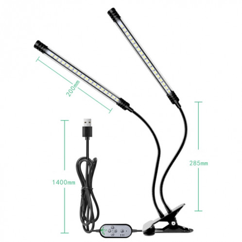 Lampe centrale à LED Spectroscopie pleine spectroscopie naturelle Télécommande de la distinction de variation de la plante de croissance de la plante, puissance: 9W tête simple SH7401826-07