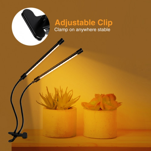 Lampe centrale à LED Spectroscopie pleine spectroscopie naturelle Télécommande de la distinction de variation de la plante de croissance de la plante, puissance: 9W tête simple SH7401826-07