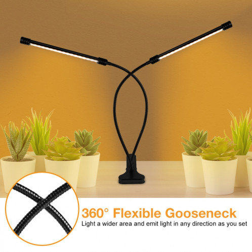 Lampe centrale à LED Spectroscopie pleine spectroscopie naturelle Télécommande de la distinction de variation de la plante de croissance de la plante, puissance: 9W tête simple SH7401826-07