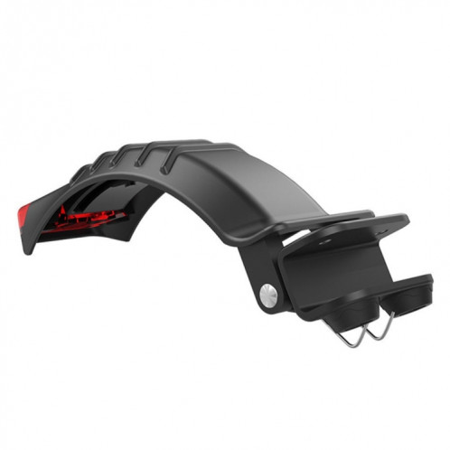 Pour 5 pouces / 5,5 pouces / 6,5 pouces pour scooter électrique en fibre d'aluminium de fibre d'aluminium d'alliage d'aluminium avec feu arrière (noir) SH801A685-06