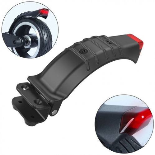 Pour 5 pouces / 5,5 pouces / 6,5 pouces pour scooter électrique en fibre d'aluminium de fibre d'aluminium d'alliage d'aluminium avec feu arrière (noir) SH801A685-06