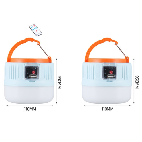 Solar Camping Light EXTÉRIEUR EXTÉRIEUR LED Ampoule de l'éclairage, Style: 508 Télécommande (Orange bleue) SH9801740-07