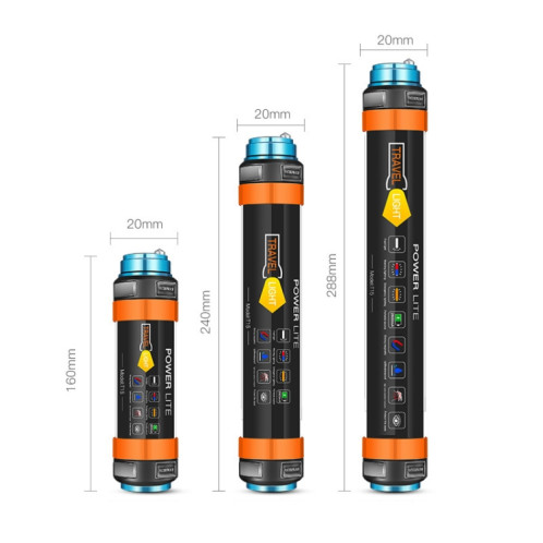 T25 Outdoor LED Camping Camping Multi-fonction Urgence IP68 Lampe de poche imperméable à l'imperméable avec une fonction anti-moustiquaire / avertissement SH09021350-09