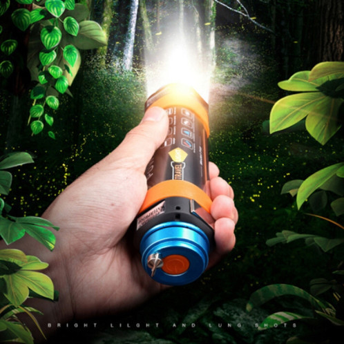 T30 EXTÉRIEUR LED Camping Light Multi-fonction Urgence IP68 Lampe de poche imperméable à l'eau avec une fonction anti-moustiquaire / avertissement SH09031469-09
