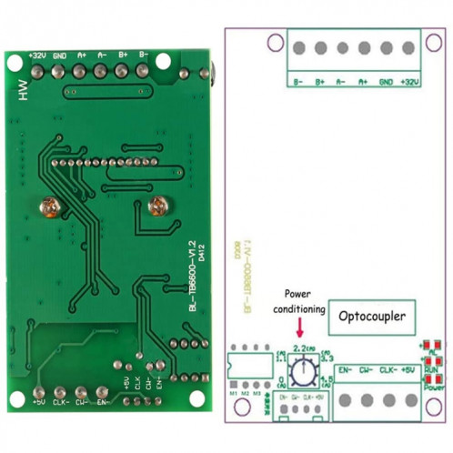 HW-145 4.5A Module de contrôleur d'axe à l'axe à l'axe à proximité SH27491099-06