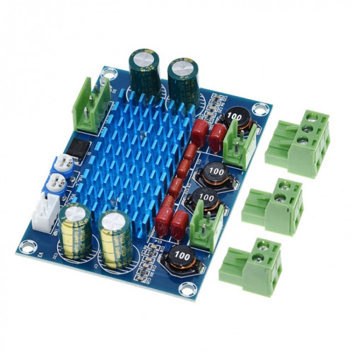 Panneau d'amplificateur de puissance numérique HW-447 haute puissance TPA3116D2 Châssis dédié Plug-in 5-28V Sortie 120W SH2755134-06
