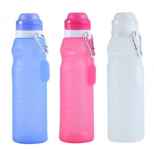 XC-282 600 ml Coupe pliante en silicone OUT Camping Cycling Sports Bouilloire (couleur de pamplemousse) SH501D665-07