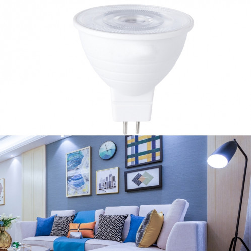 4 PCS LED Coupe lumineuse 2835 Patch Sauvegarde d'énergie CLAD CLAD CLAD COUPE DE LUMIÈRE ALUMINIUM, POWER: 5W 6 PADADS (COUVERTRE transparent MR16 (lumière froide)) SH901C8-07