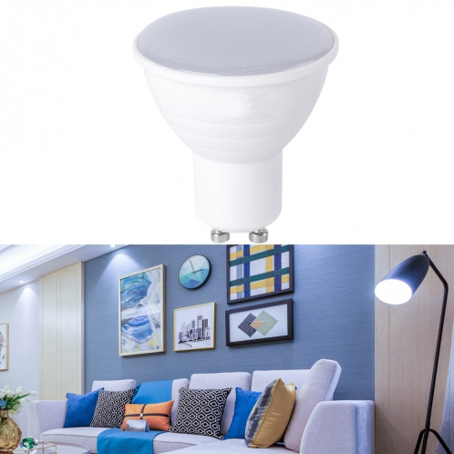 4 PCS LED Coupe lumineuse 2835 Patch Sauvette d'économie d'énergie CLAD CLAD ALUMINIUM COUPE DE LUMIÈRE, POWER: 5W 6 PADADS (COUVERTURE BLANCUELLE MILKY GU10 (lumière chaude)) SH901F250-07