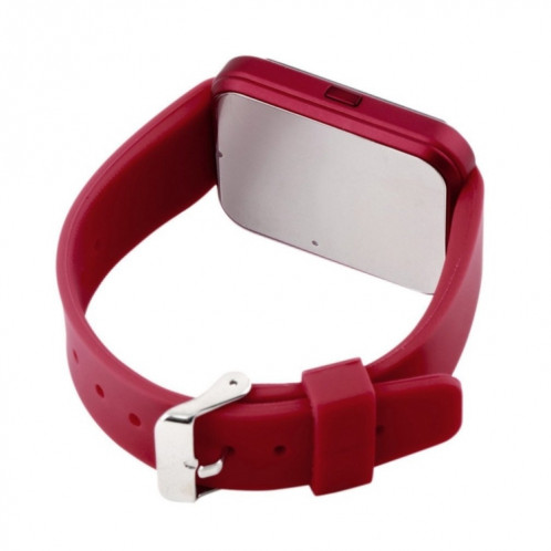 Montre-bracelet intelligente multifonction portable Bluetooth V3.0 + EDR (rouge) SH601C467-020