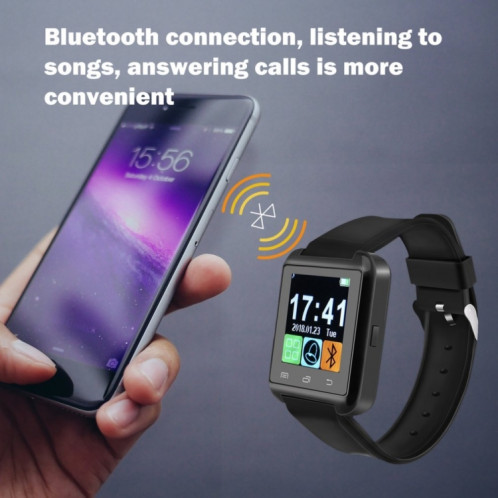 Montre-bracelet intelligente multifonction portable Bluetooth V3.0 + EDR (rouge) SH601C467-020