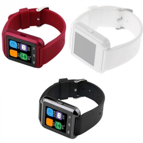 Montre-bracelet intelligente multifonction portable Bluetooth V3.0 + EDR (rouge) SH601C467-020