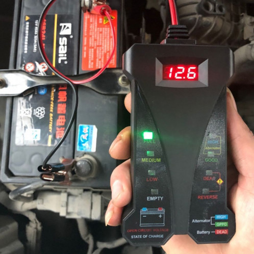 Testeur d'affichage numérique Testeur de batterie 12V trois en un SH2689590-05
