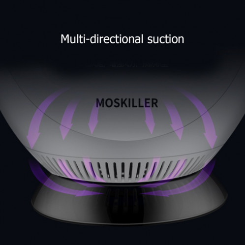 168 LED Photocatalyseur Mosquito Killer lampe de moustiquaire Mosquito Lampe d'attraction (Blanc) SH101A1642-07