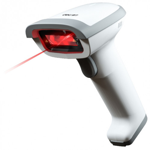 Deli 14881S Scanner de poche Scanner supermarché Express Scanner sans fil (Blanc) SD301A250-07