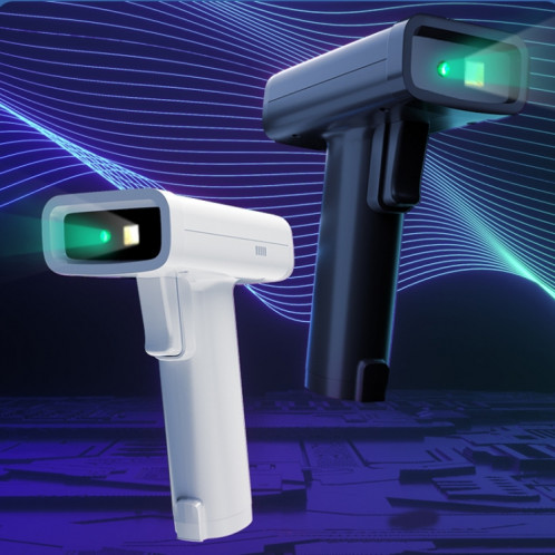 Deli Express Scanner Scanner Scanner, Spécification: Blanc câblé SD620181-07
