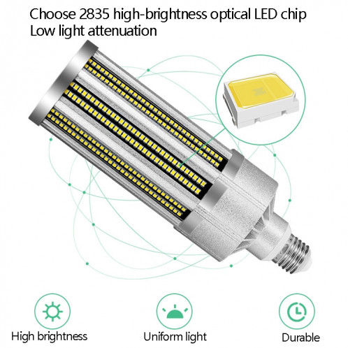 E27 2835 Lampe de maïs à LED Ampoule d'économie d'énergie industrielle haute puissance, puissance: 35W 6000K (blanc froid) SH4308611-07