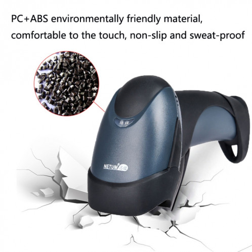 NETUM M2 Scanner sans fil Supermarket Scanner de codes à barres Laser Express Laser Express SN41731144-06
