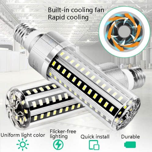 5730 LED Lampe de maïs Atelier de l'usine d'usine Atelier d'éclairage intérieur Économie d'énergie Ampoule de maïs, Puissance: 50W (E27 6500K (Blanc)) SH303A1528-07