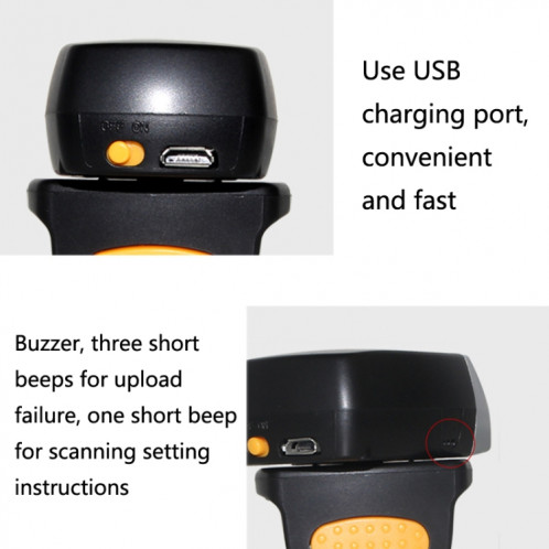 Scanner Bluetooth Bluetooth sans fil NETUM 2D (R2L) SN301A917-07