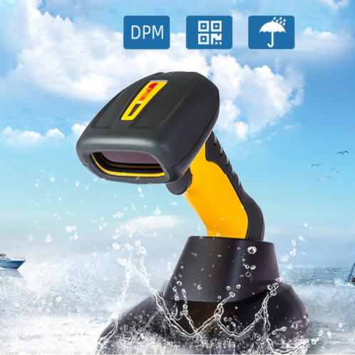 NETUM DPM Scanner de code à barres industriel imperméable avec le code de code à barres de stockage Scanner de code QR, Spécifications: Sans fil SH4502245-07