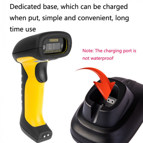 NETUM DPM Scanner de code à barres industriel imperméable avec le code de code à barres de stockage Scanner de code QR, Spécifications: Sans fil SH4502245-07